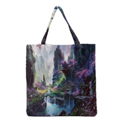 Fantastic World Fantasy Painting Grocery Tote Bag