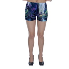 Fantastic World Fantasy Painting Skinny Shorts