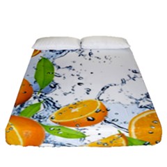 Fruits Water Vegetables Food Fitted Sheet (queen Size)