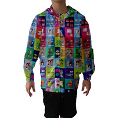 Exquisite Icons Collection Vector Hooded Wind Breaker (kids)