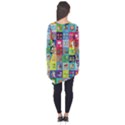 Exquisite Icons Collection Vector Long Sleeve Tunic  View2