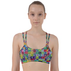 Exquisite Icons Collection Vector Line Them Up Sports Bra