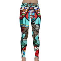 Elephant Stained Glass Classic Yoga Leggings by BangZart