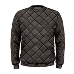 Seamless Leather Texture Pattern Men s Sweatshirt