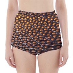 Digital Blasphemy Honeycomb High-waisted Bikini Bottoms