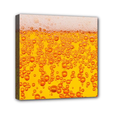 Beer Alcohol Drink Drinks Mini Canvas 6  X 6  by BangZart