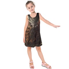 Fractalius Abstract Forests Fractal Fractals Kids  Sleeveless Dress