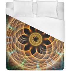 Mixed Chaos Flower Colorful Fractal Duvet Cover (california King Size) by BangZart