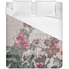 Shabby Chic Style Floral Photo Duvet Cover (california King Size) by dflcprints