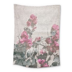 Shabby Chic Style Floral Photo Medium Tapestry by dflcprints