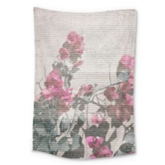 Shabby Chic Style Floral Photo Large Tapestry by dflcprints