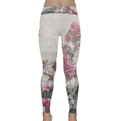 Shabby Chic Style Floral Photo Classic Yoga Leggings by dflcprintsclothing