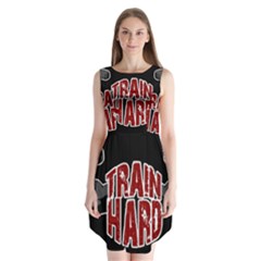 Train hard Sleeveless Chiffon Dress  