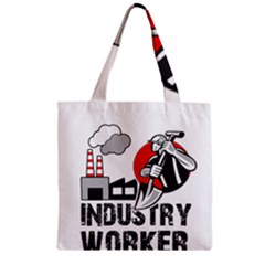 Industry Worker  Zipper Grocery Tote Bag by Valentinaart