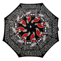Industry Worker  Straight Umbrellas by Valentinaart