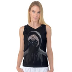 Gangsta pug Women s Basketball Tank Top