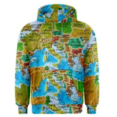 World Map Men s Pullover Hoodie