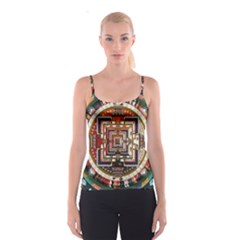 Colorful Mandala Spaghetti Strap Top by BangZart