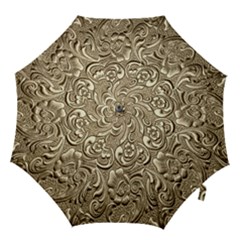Golden European Pattern Hook Handle Umbrellas (medium)