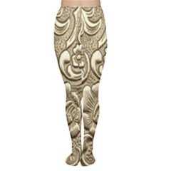 Golden European Pattern Women s Tights