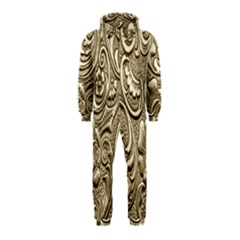 Golden European Pattern Hooded Jumpsuit (kids)