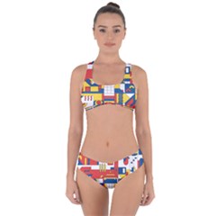 Hide And Seek Criss Cross Bikini Set by BangZart