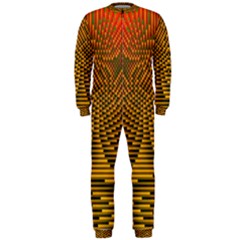 Fractal Pattern Onepiece Jumpsuit (men) 