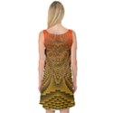 Fractal Pattern Sleeveless Satin Nightdress View2