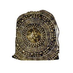 Gold Roman Shield Costume Drawstring Pouches (extra Large)