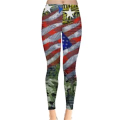 Usa United States Of America Images Independence Day Leggings 