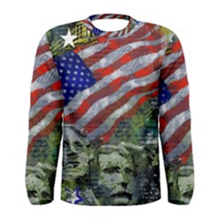 Usa United States Of America Images Independence Day Men s Long Sleeve Tee