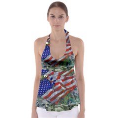 Usa United States Of America Images Independence Day Babydoll Tankini Top