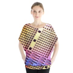 Optics Electronics Machine Technology Circuit Electronic Computer Technics Detail Psychedelic Abstra Blouse