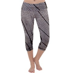 Sea Fan Coral Intricate Patterns Capri Yoga Leggings by BangZart