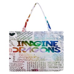 Imagine Dragons Quotes Medium Zipper Tote Bag