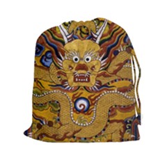 Chinese Dragon Pattern Drawstring Pouches (xxl)