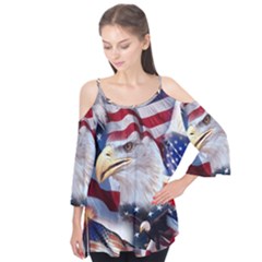 United States Of America Images Independence Day Flutter Tees