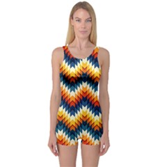 The Amazing Pattern Library One Piece Boyleg Swimsuit