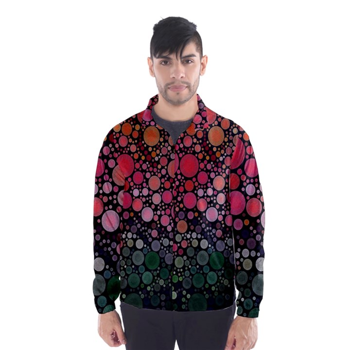 Circle Abstract Wind Breaker (Men)