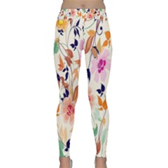 Vector Floral Art Classic Yoga Leggings by BangZart