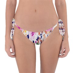 Vector Floral Art Reversible Bikini Bottom