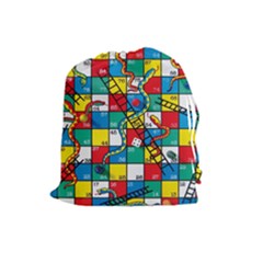Snakes And Ladders Drawstring Pouches (large) 