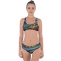 Fractal Snake Skin Criss Cross Bikini Set View1