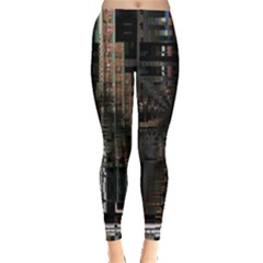 Blacktechnology Circuit Board Electronic Computer Leggings  by BangZart