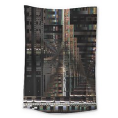 Blacktechnology Circuit Board Electronic Computer Large Tapestry by BangZart