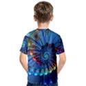 Top Peacock Feathers Kids  Cotton Tee View2