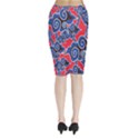 Batik Background Vector Midi Wrap Pencil Skirt View2
