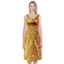 Golden Pattern Vintage Gradient Vector Midi Sleeveless Dress View1