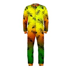 Insect Pattern Onepiece Jumpsuit (kids)