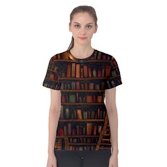 Books Library Women s Cotton Tee